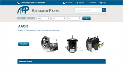 Desktop Screenshot of affiliatedparts.com